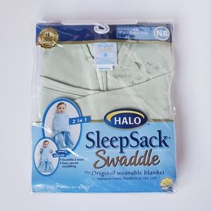 NEW Halo Light Green SleepSack Swaddle 100% Cotton